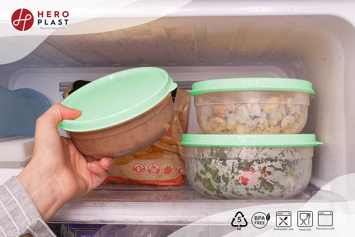 Round fridge container Set (3)