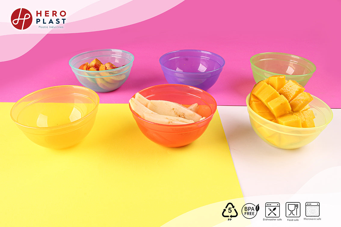 Small round bowl translucent