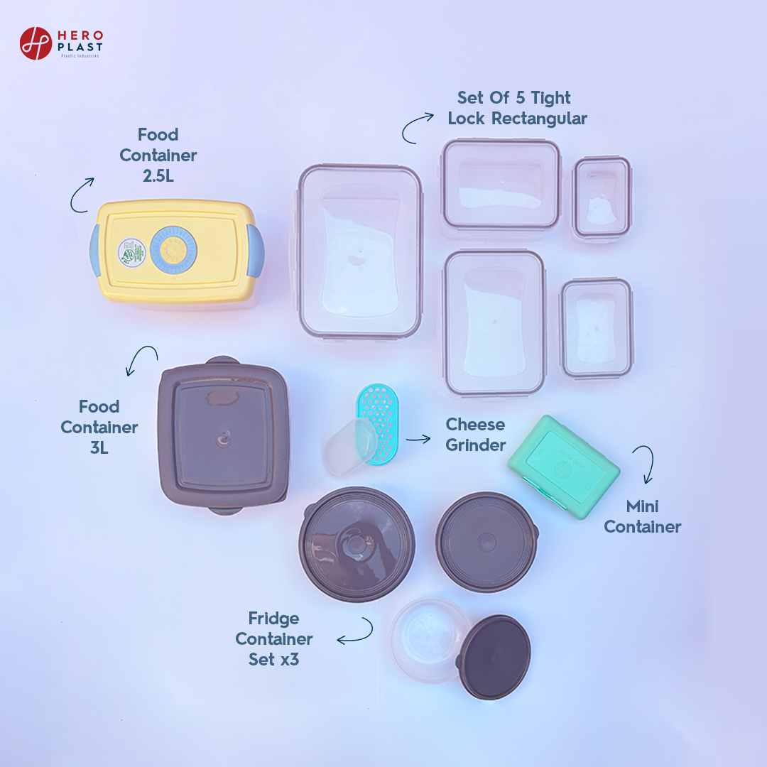 Food Containers - 12 Items