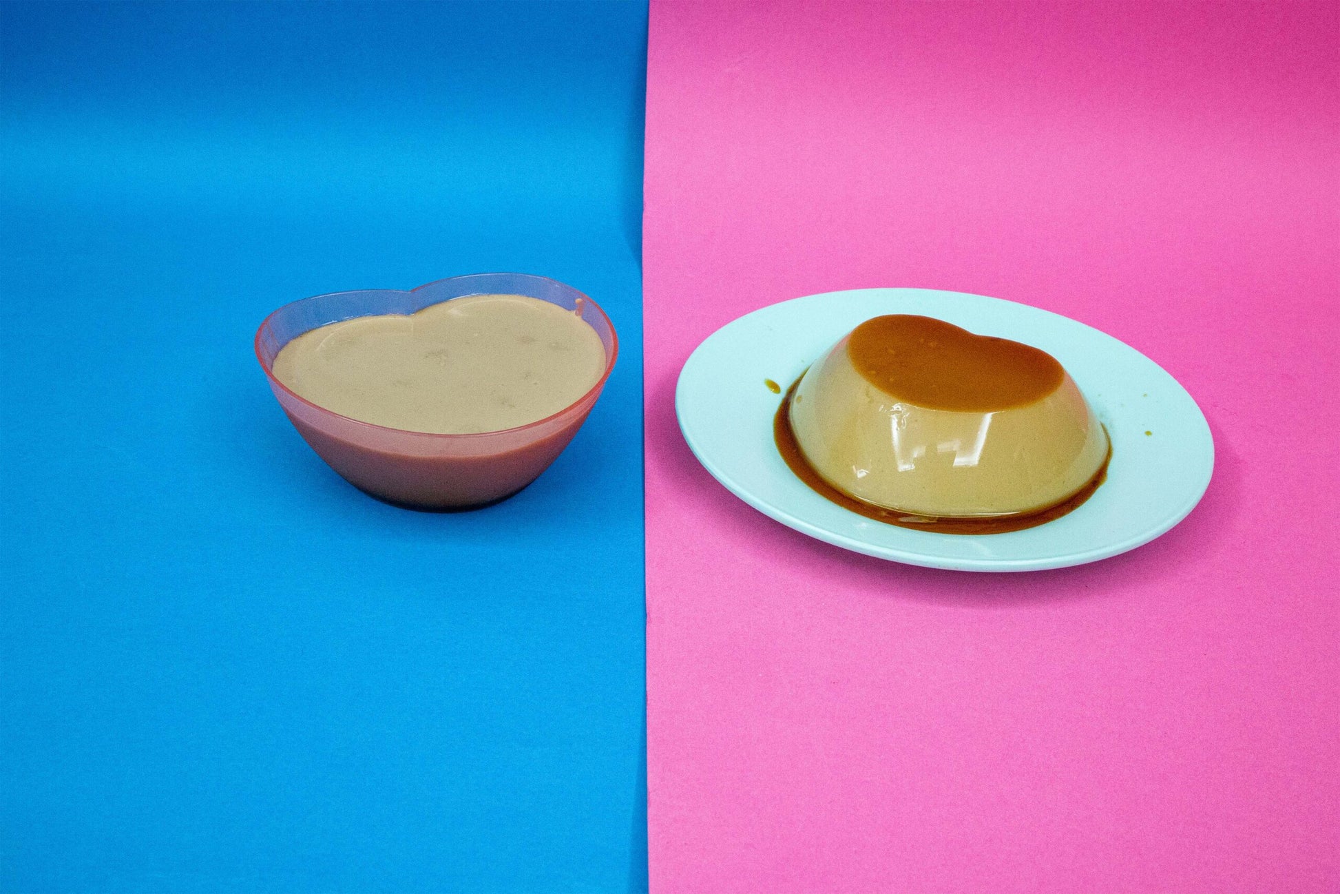 Set of 3 Translucent Heart-Shaped Bowls