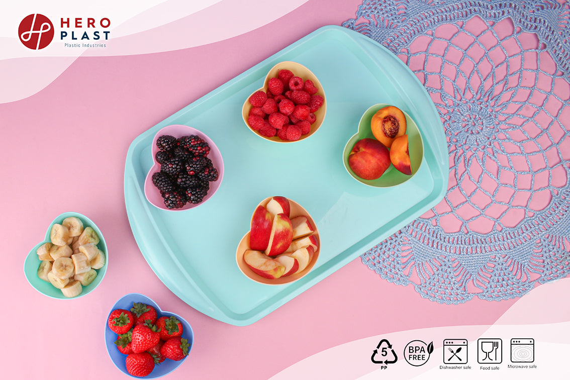 Set of 6 Heart-Shaped Bowls