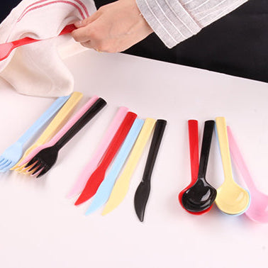 Set of 12 Spoons, knife, fork