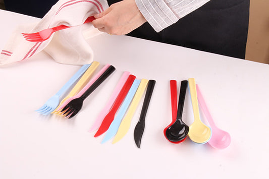 Set of 12 Spoons, knife, fork