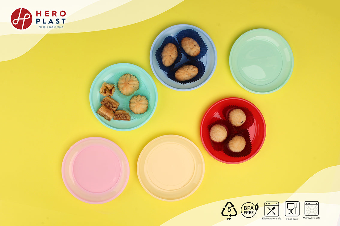 6 Picnic Plates