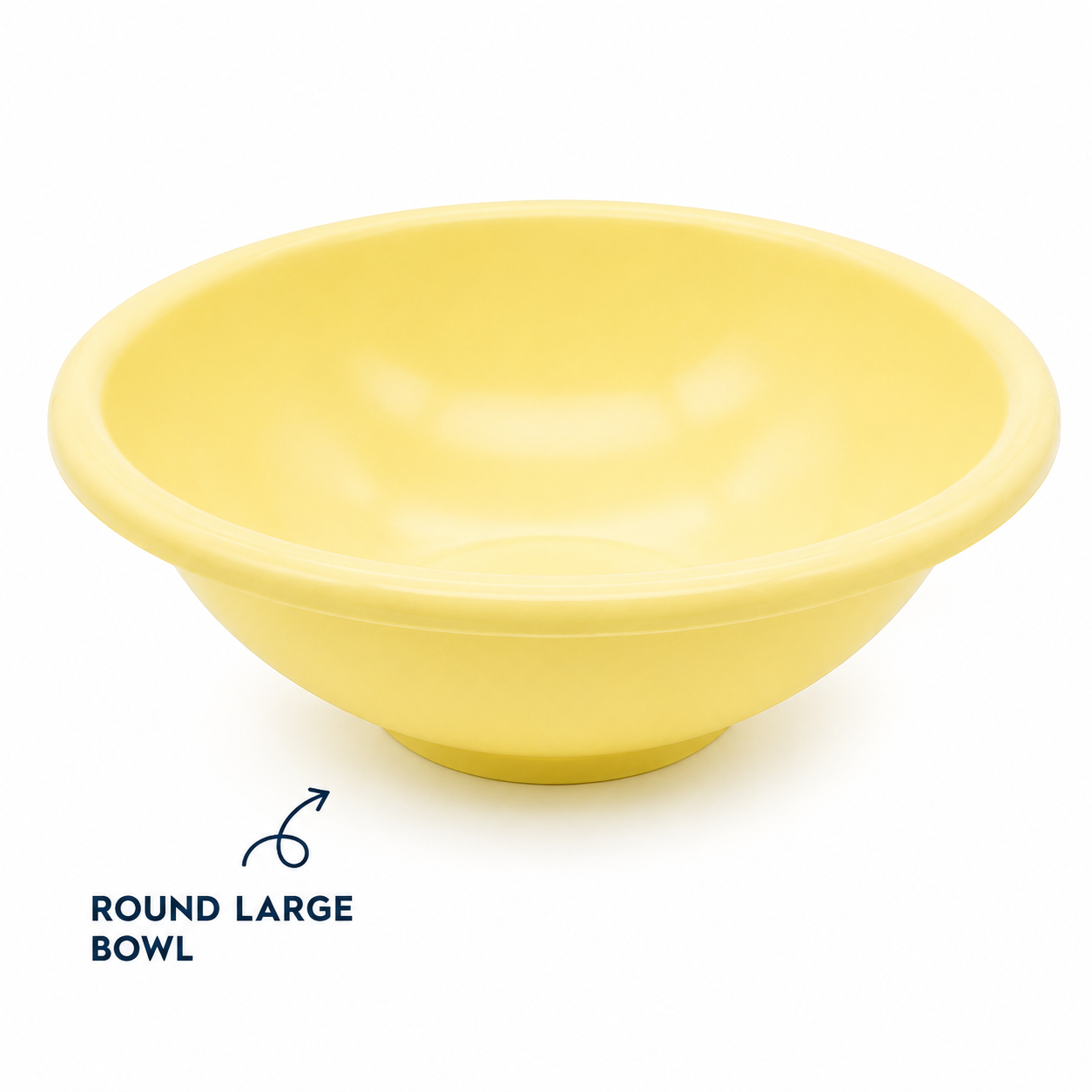 Round large bowl