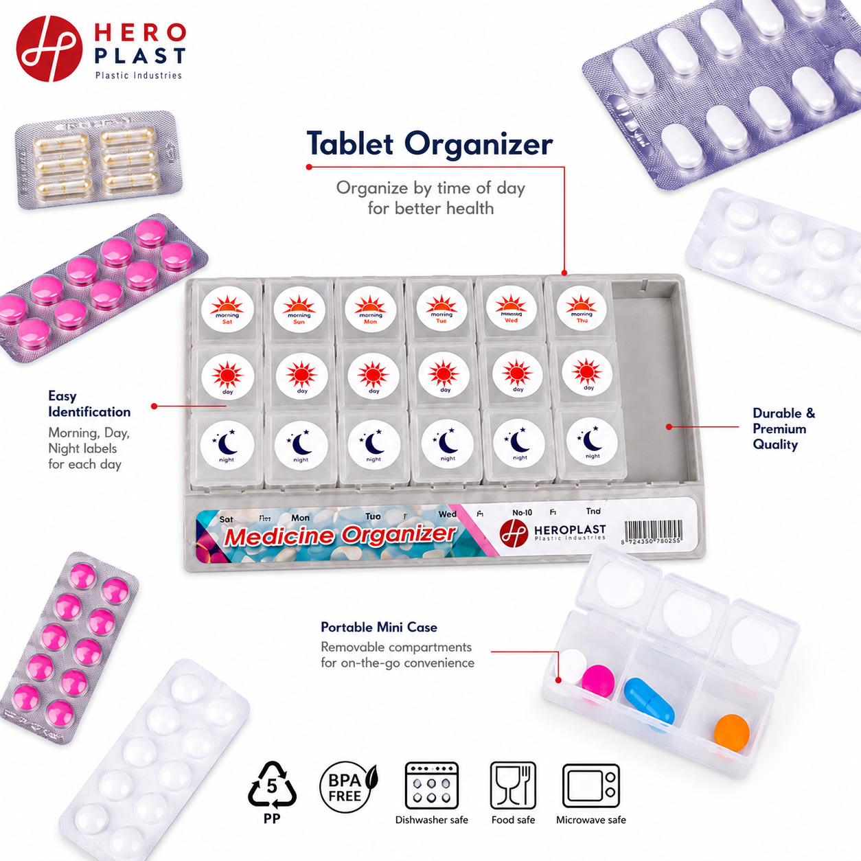 Tablet organizer (M01)