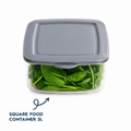 Square FOOD CONTAINER 3L (K72)