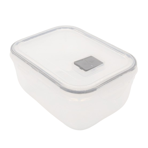 food container discharge button