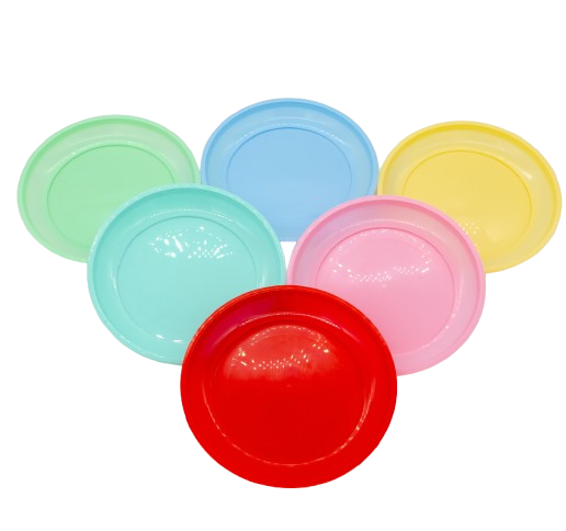 Six Picnic Plates