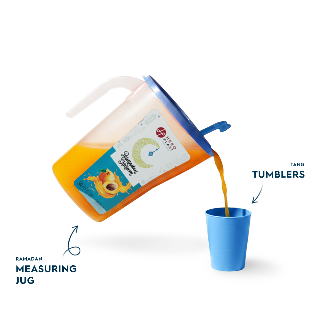 Ölçü Sürahisi (1,5 L) + 2 Tang Bardak