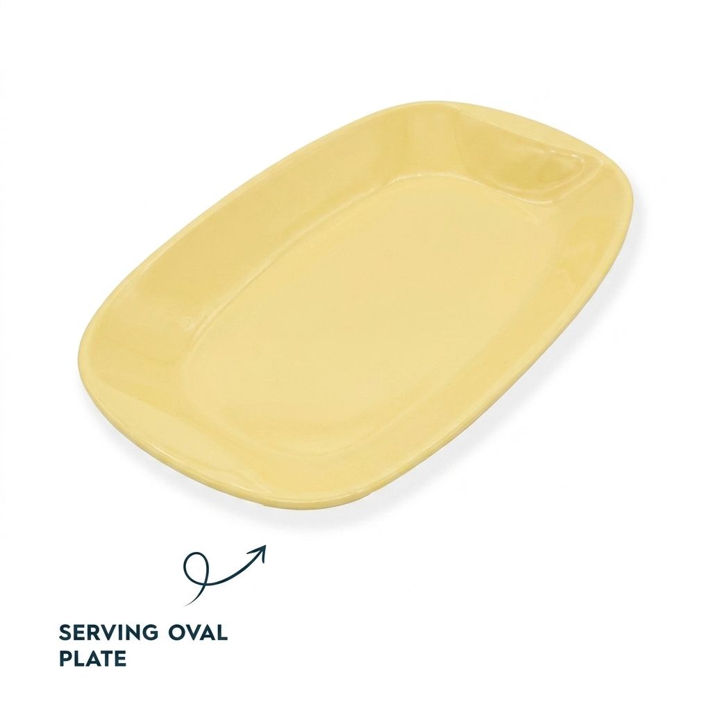 Oval Servis Tabağı