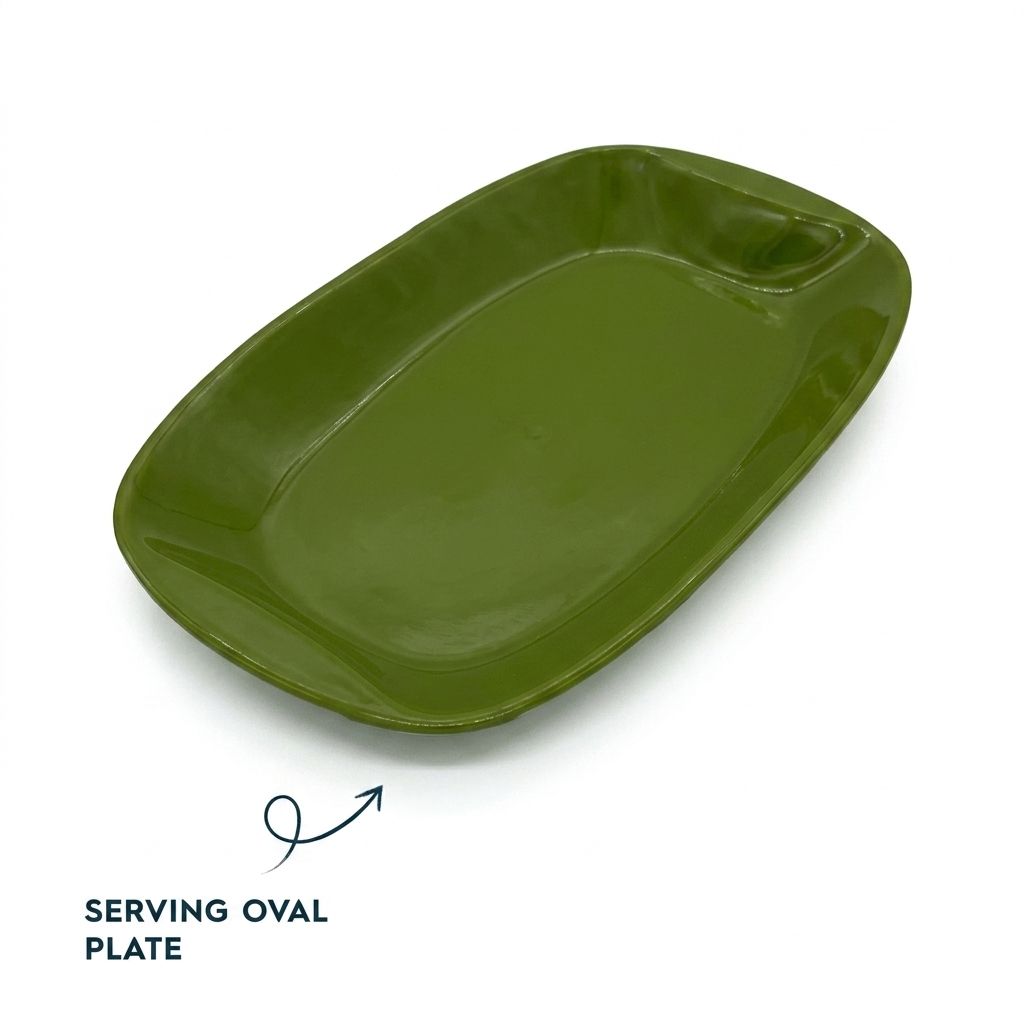 Oval Servis Tabağı