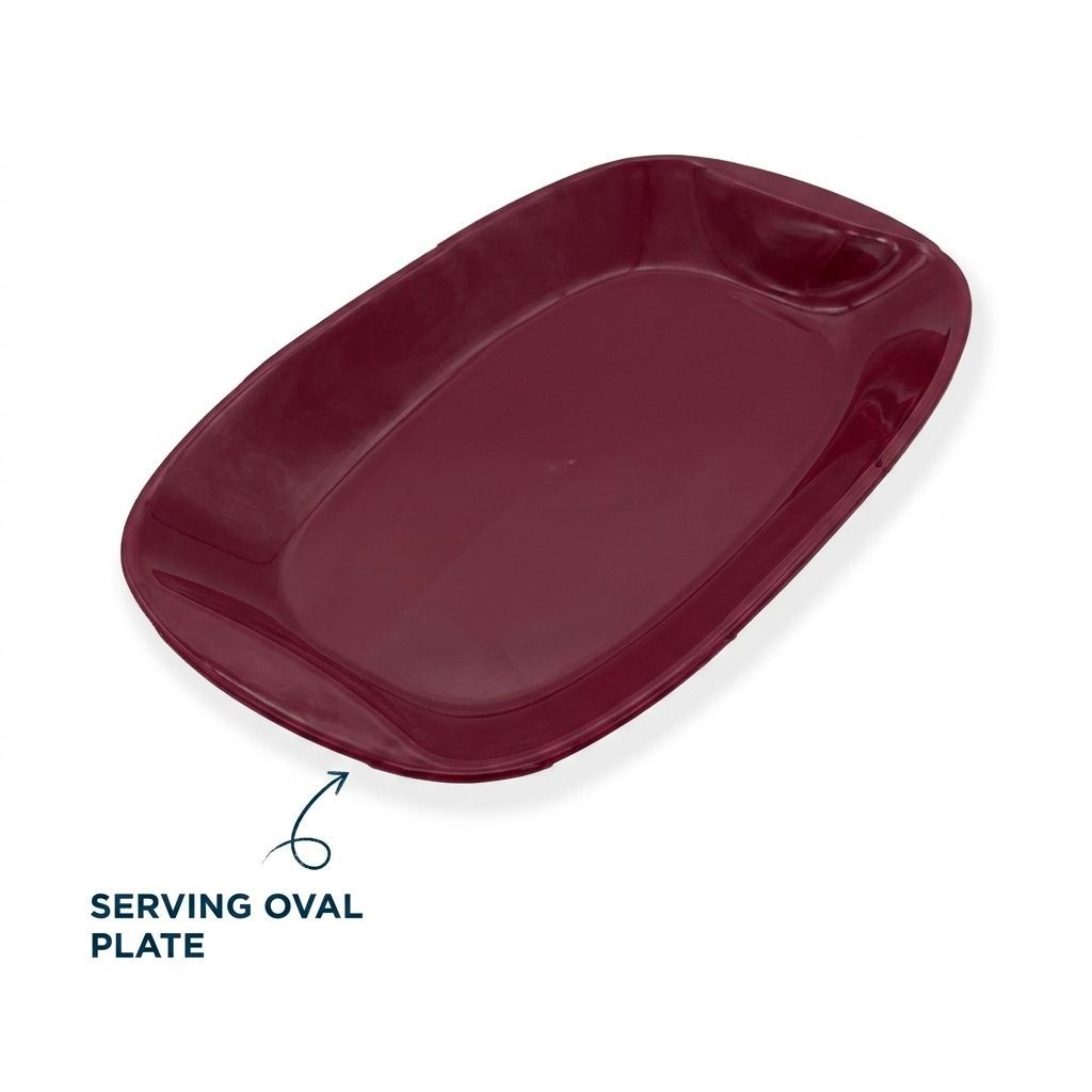 Oval Servis Tabağı