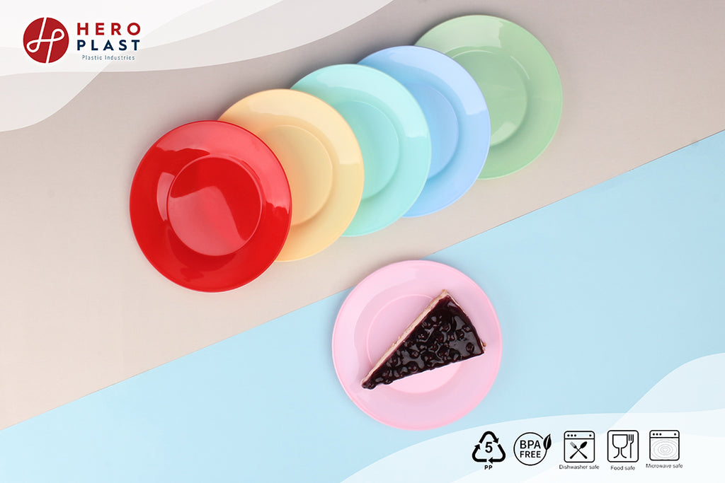 6 Small Cake Plates