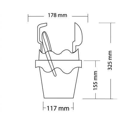 Sand bucket (B80)