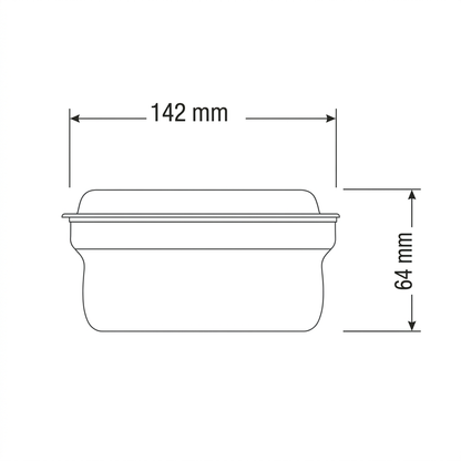 Round fridge container Set (3) (K19)