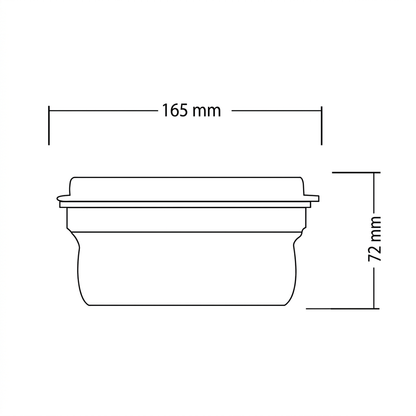 Round fridge container (Medium) (K21)