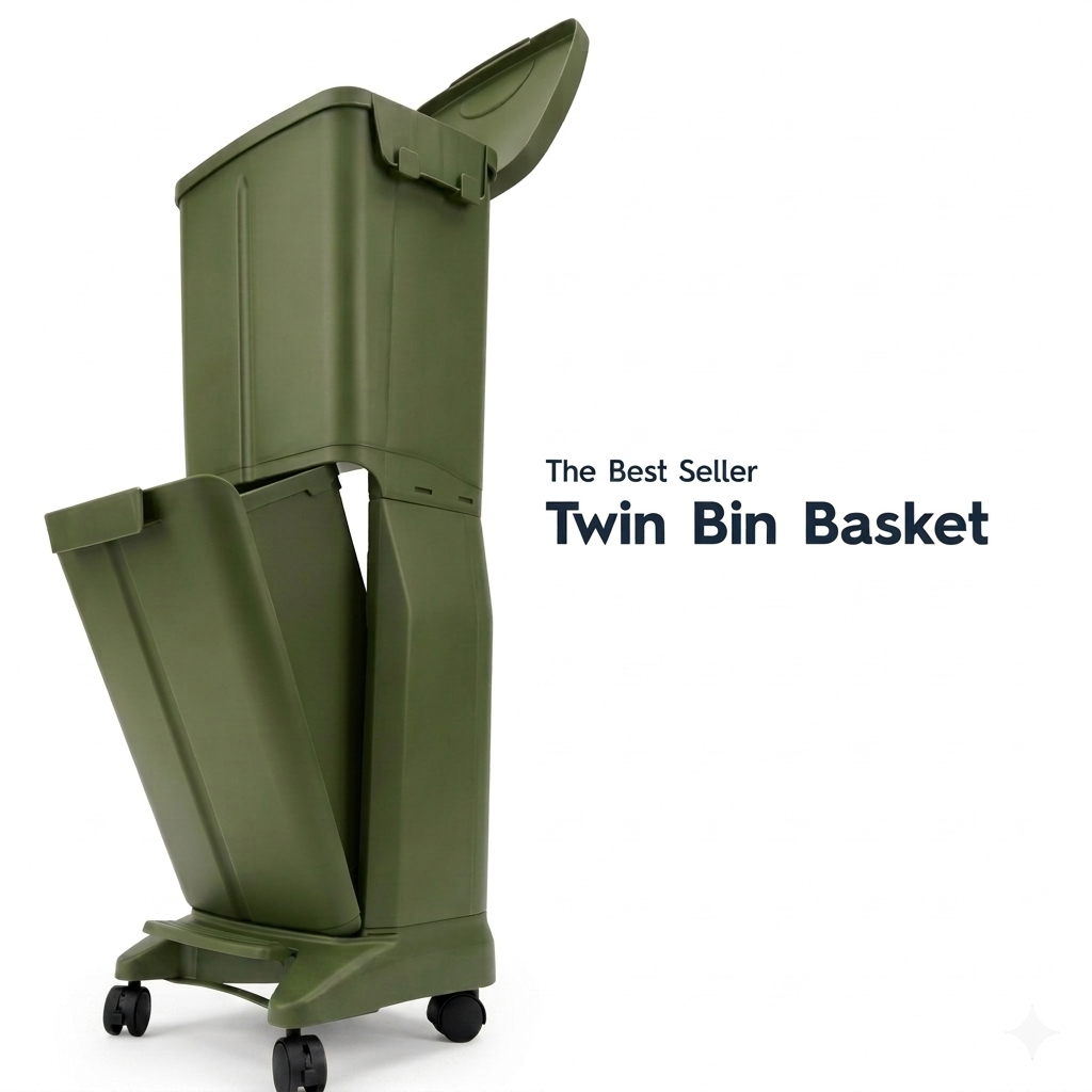 Twin Bin Basket (R1)