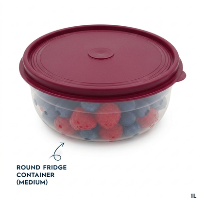 Round fridge container (Medium) (K21)