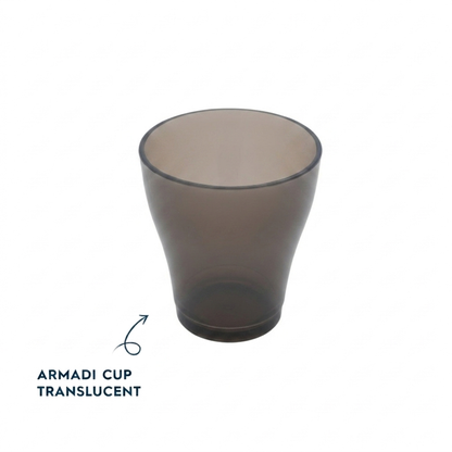 Armadi bardağı yarı saydam