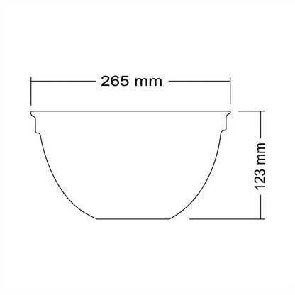 Premium Large Salad Bowl (T37)