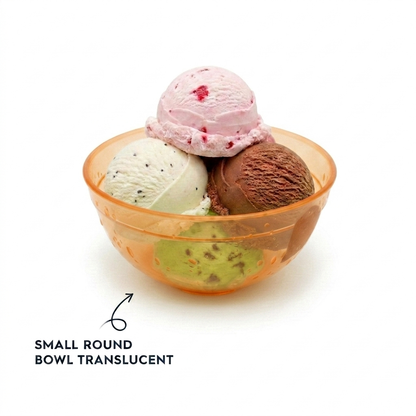 Small round bowl translucent (T02)