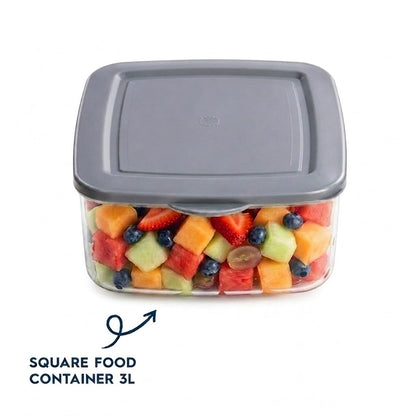 Square FOOD CONTAINER 3L (K72)