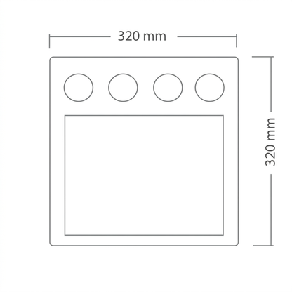 Premium Sauce Plate (T66)